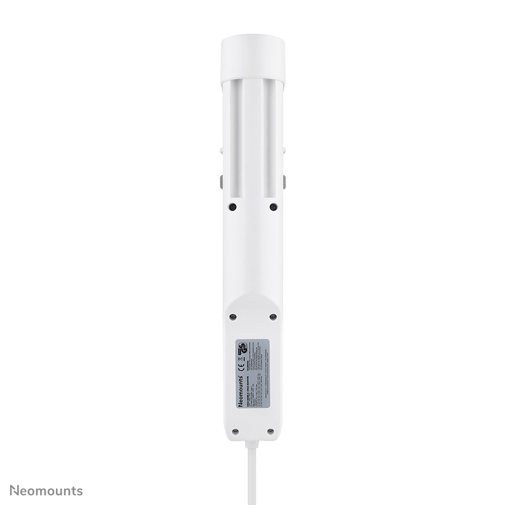 Neomounts DS22-840WH6 Tischsteckdose mit Klemme und USB-C- und USB-A-Anschlüssen - Schnellladung
